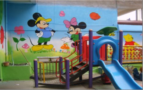 泸县幼儿园室外彩绘